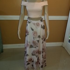 skirt and top set